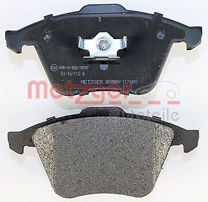 METZGER 1170099 Bremsbelagsatz, Scheibenbremse